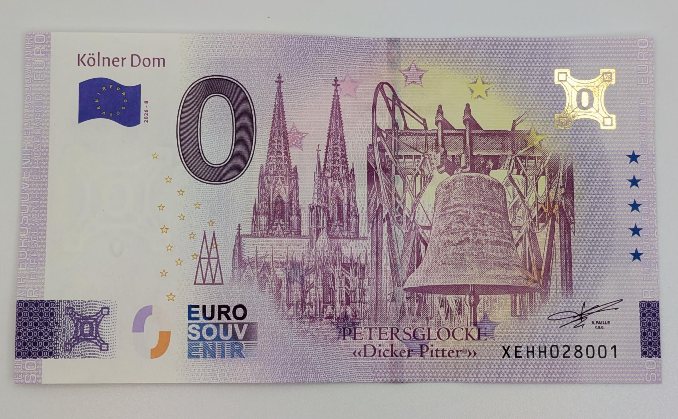 Euroschein Kölner Dom