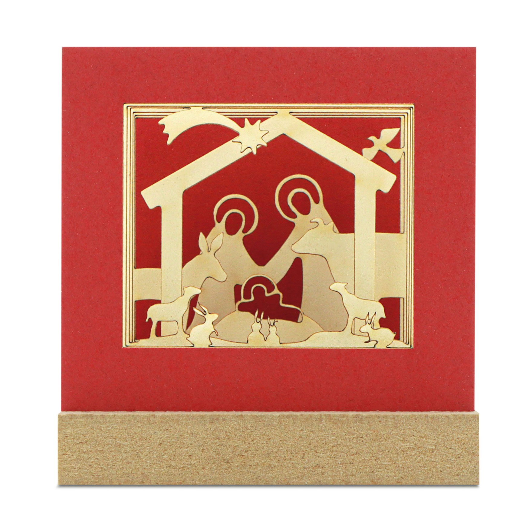 Motivstecksatz / Silhourama "Krippe"