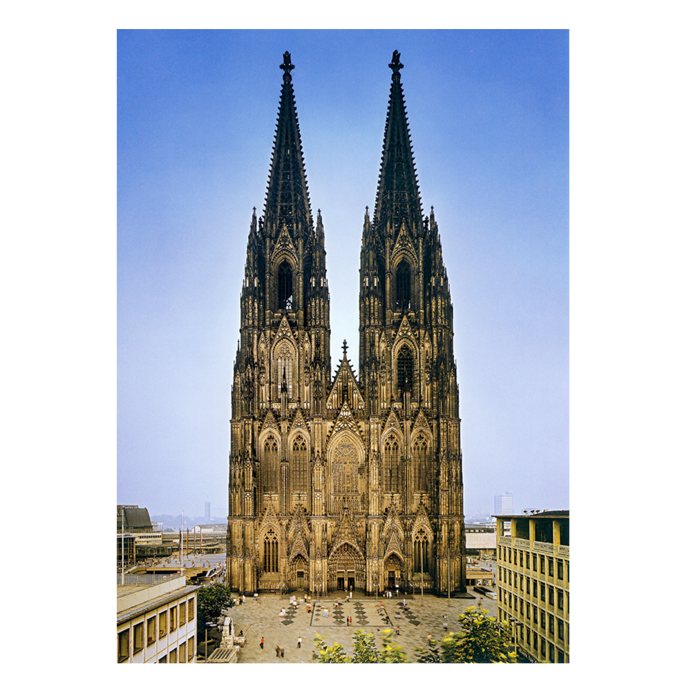 Der 1880 vollendete Dom – Westfassade