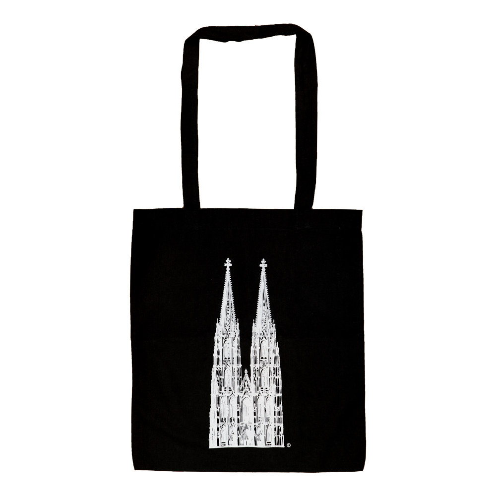 Stoffbeutel "Kölner Dom" schwarz