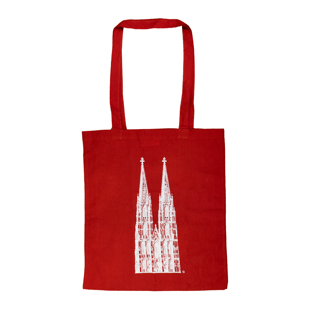 Stoffbeutel "Kölner Dom" rot