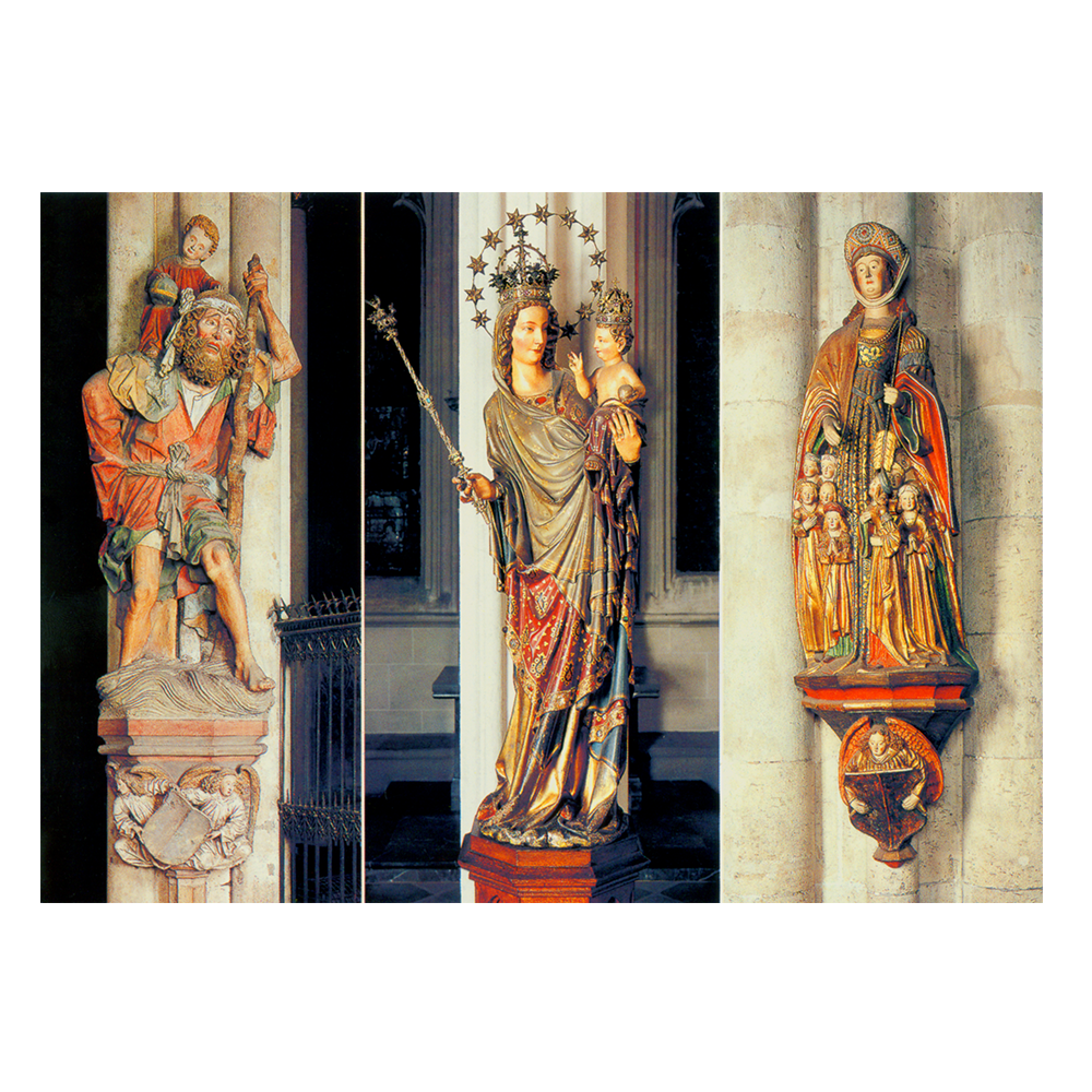 Im Kölner Dom: St. Christophorus, Mailänder Madonna und hl. Ursula