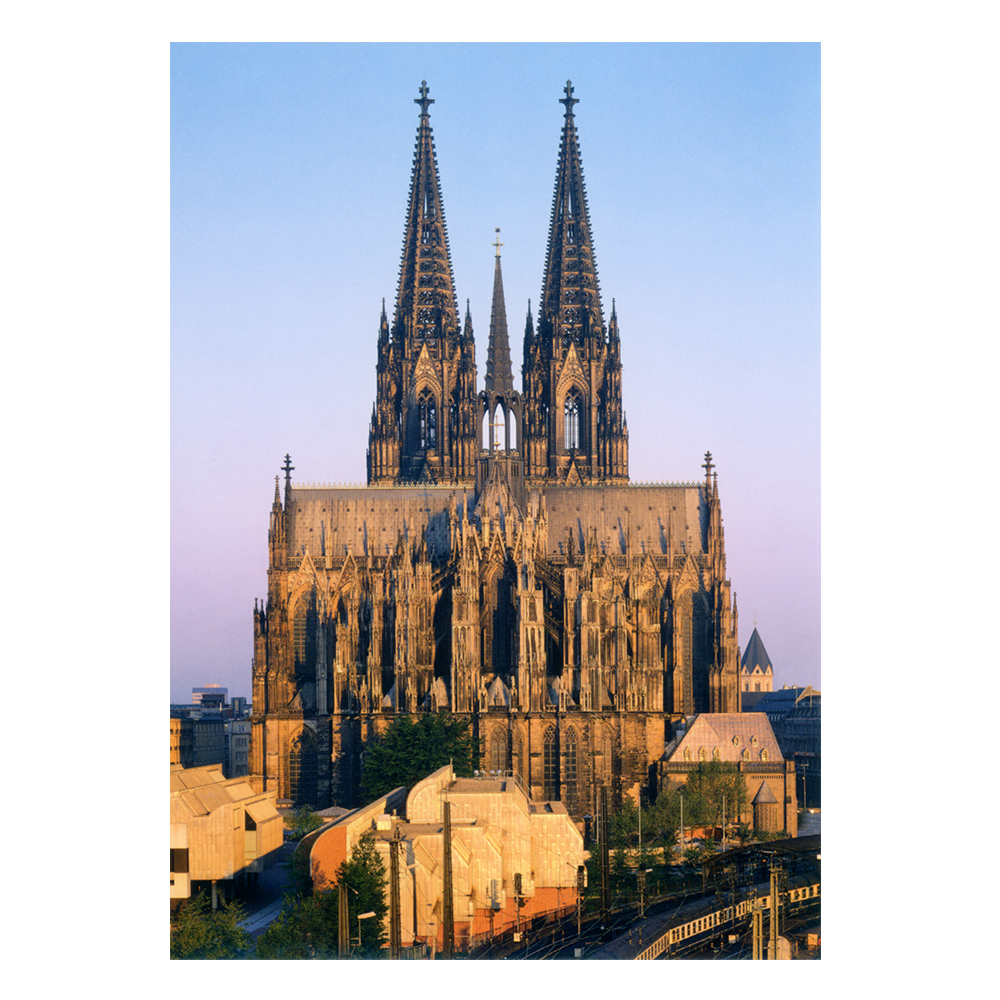Der 1880 vollendete Kölner Dom – Ansicht von Osten